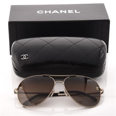 amazon chanel aviator sunglasses|vintage Chanel aviator sunglasses.